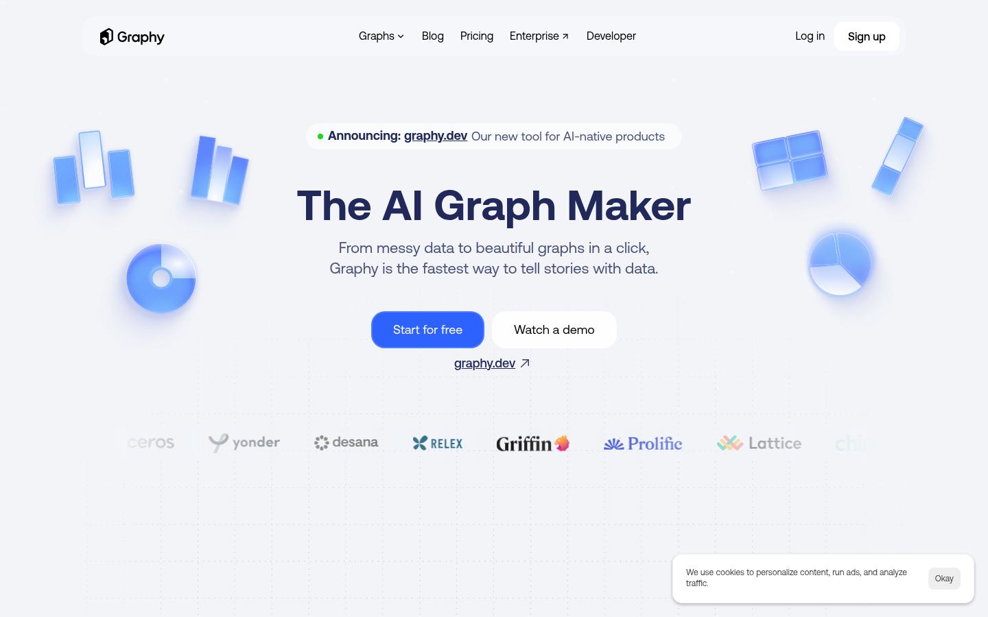 Homepage of the website, as captured