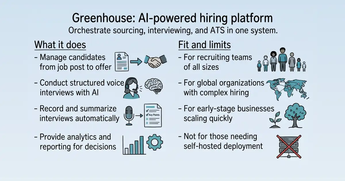 Greenhouse at a glance