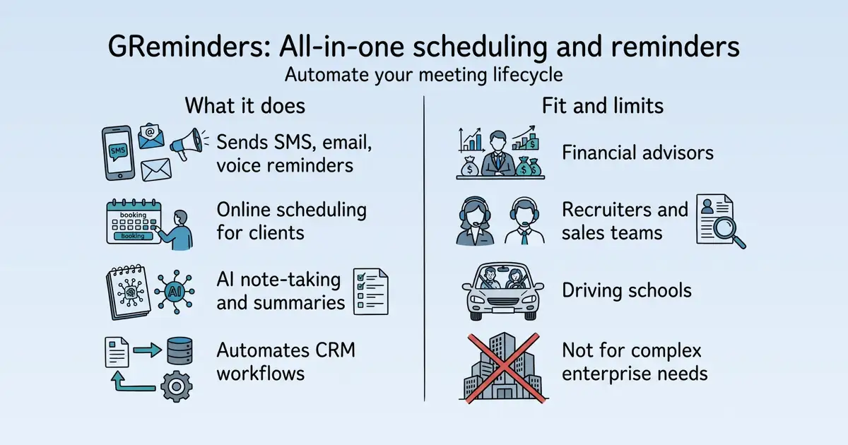 GReminders at a glance