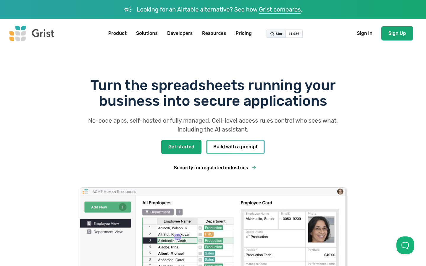 Homepage of the website, as captured
