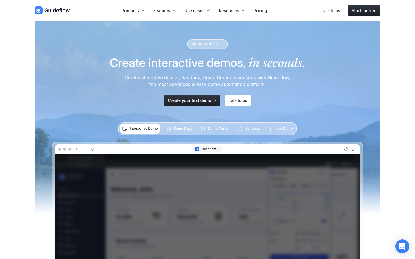 Homepage of the website, as captured