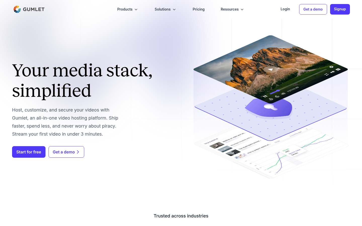 Homepage of the website, as captured