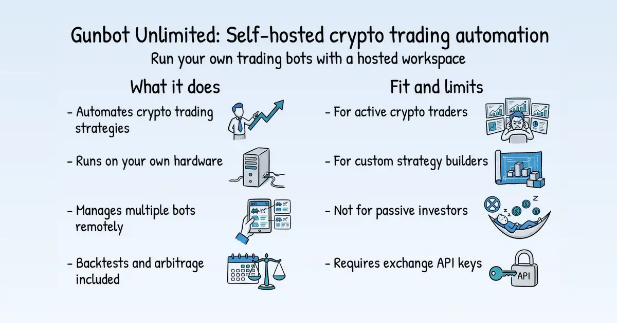 Gunbot Unlimited at a glance