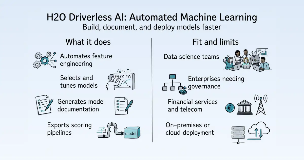 H2O Driverless AI at a glance