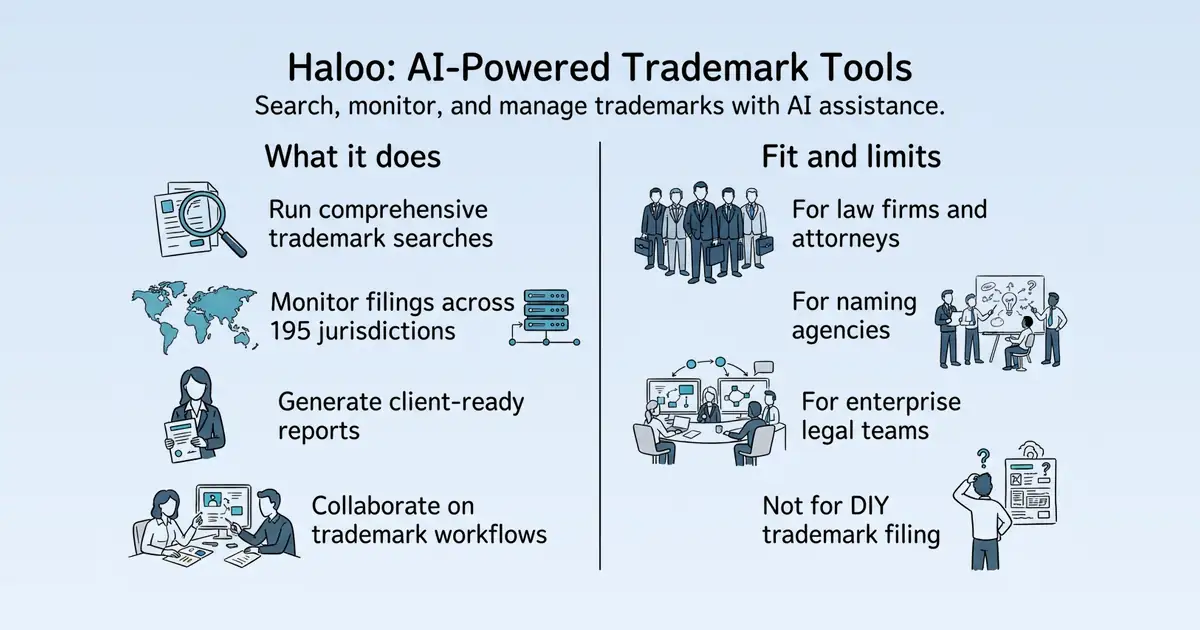 Haloo at a glance