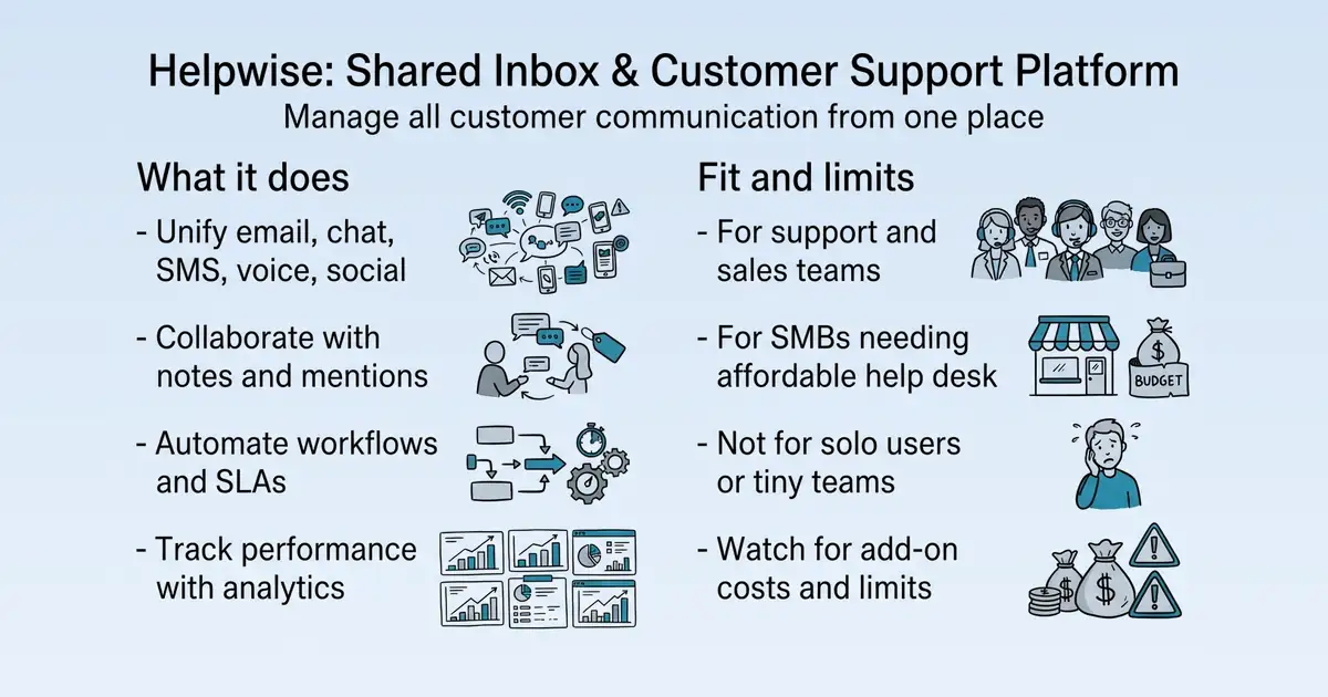 Helpwise at a glance