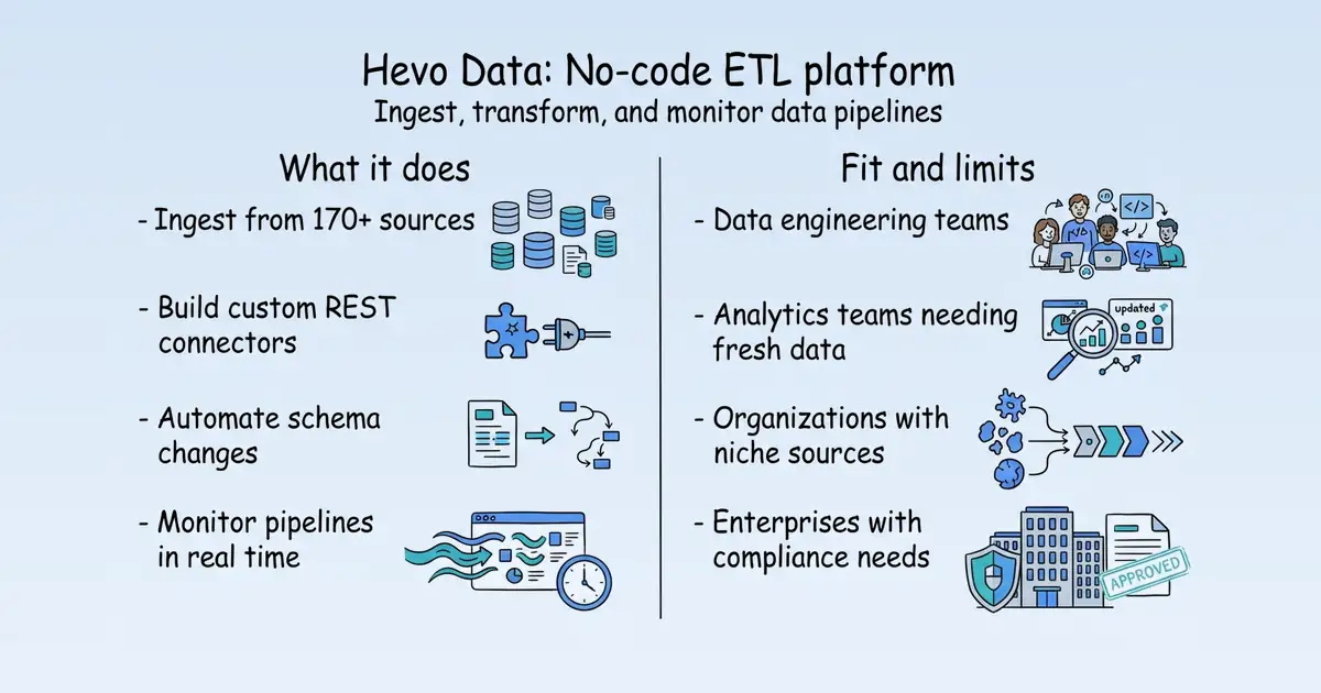 Hevo Data at a glance