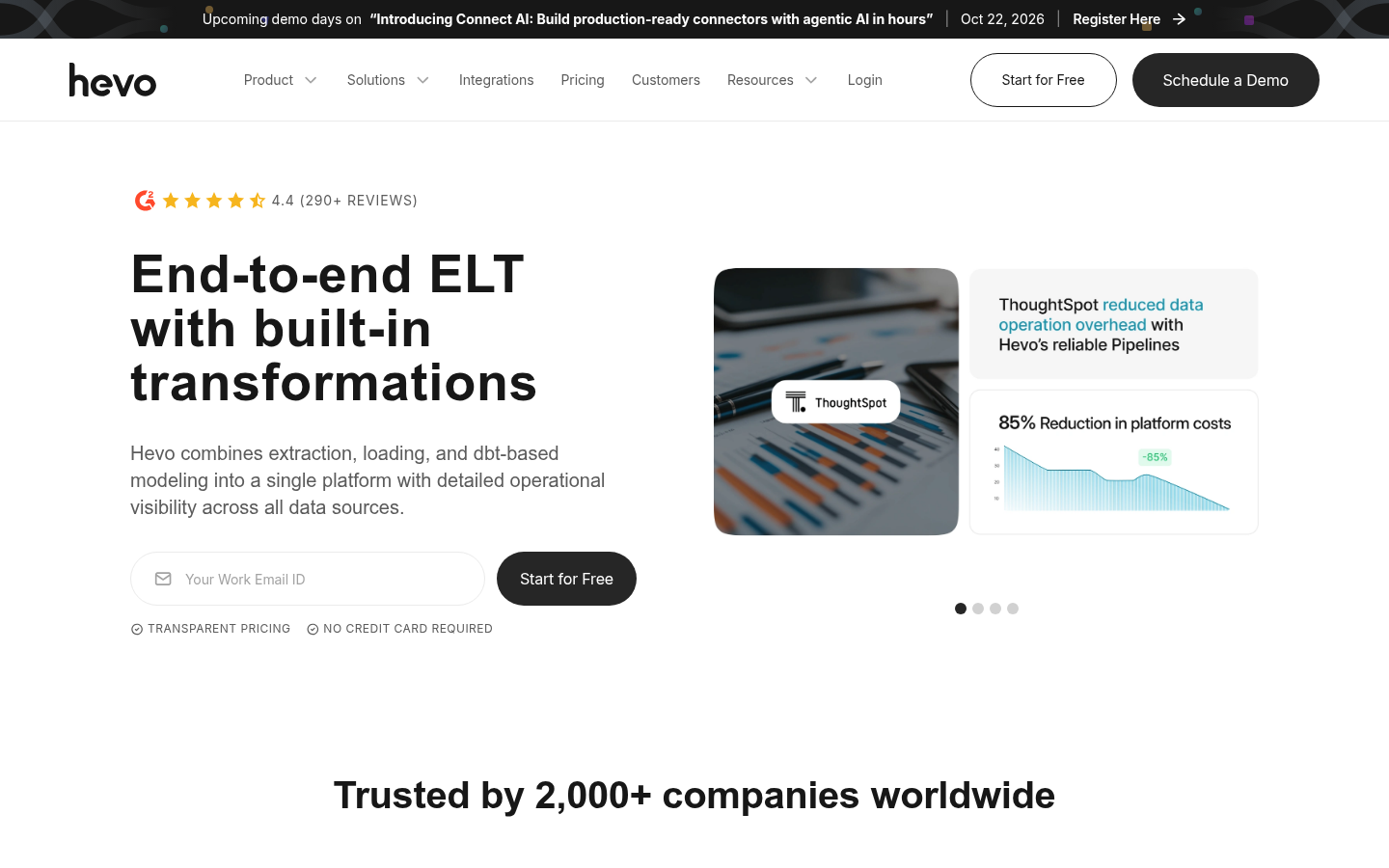 Homepage of the website, as captured