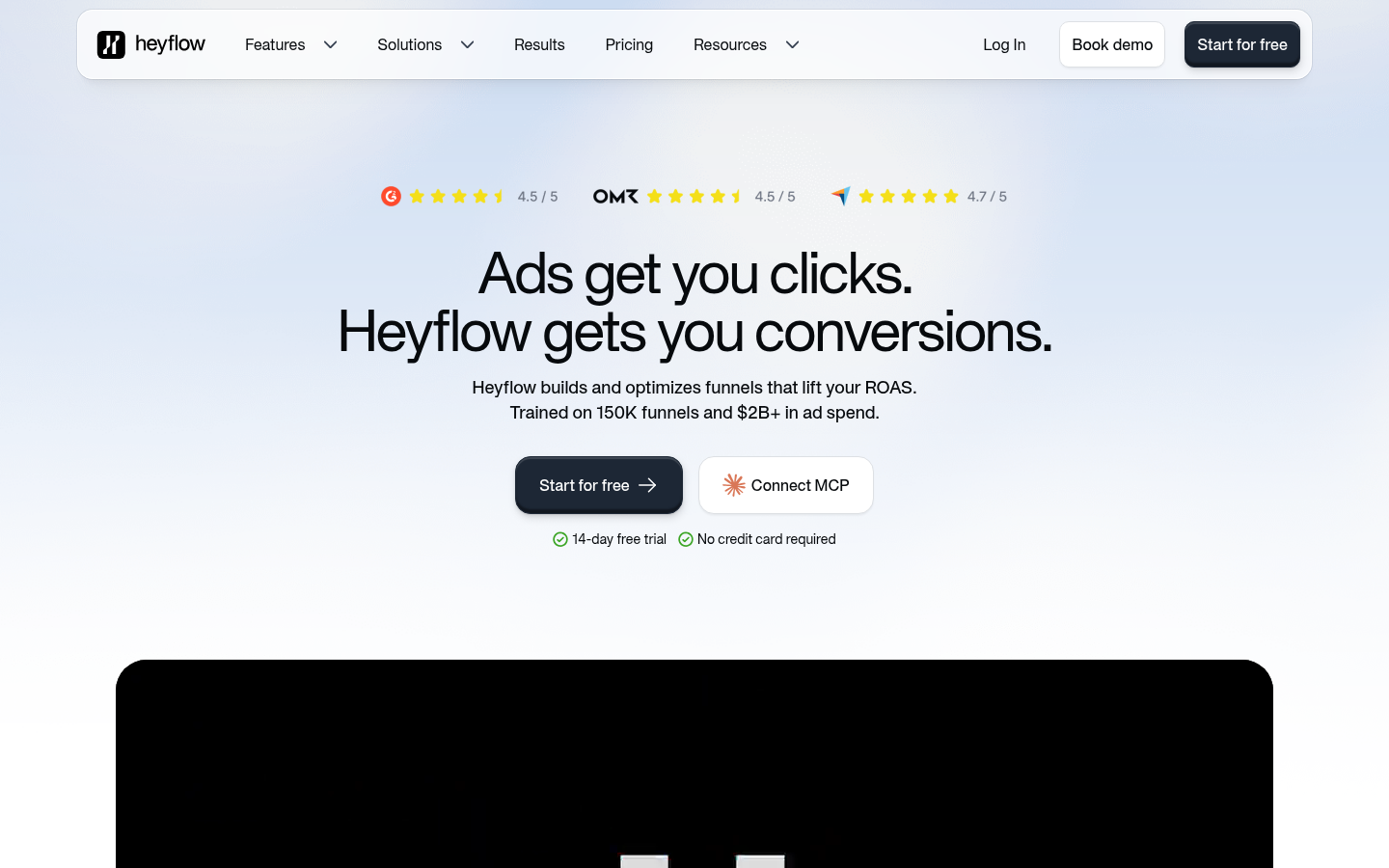 Homepage of the website, as captured