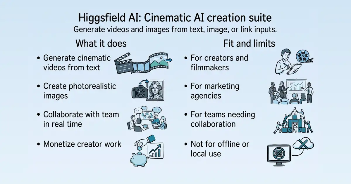 Higgsfield AI at a glance