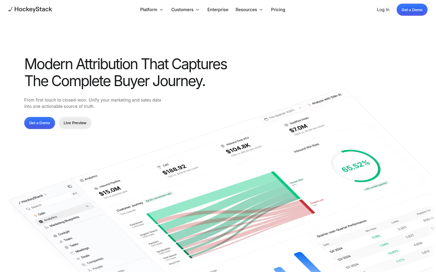Homepage of the website, as captured