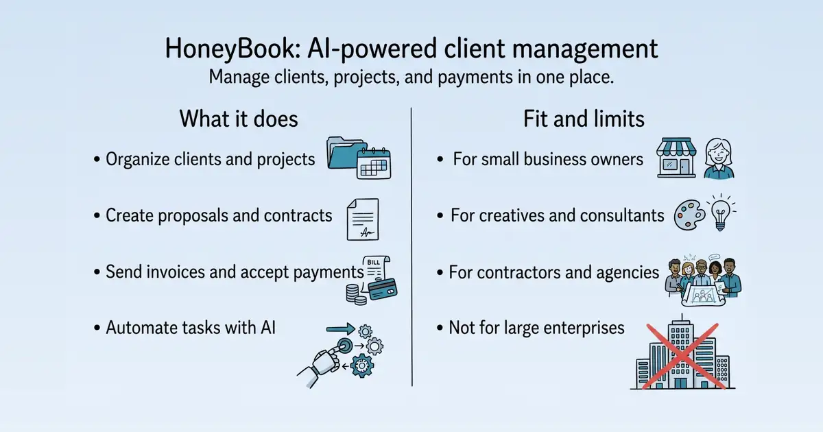 HoneyBook at a glance