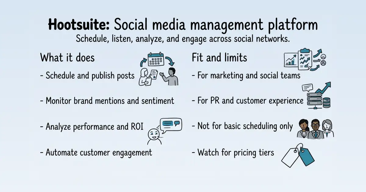 Hootsuite at a glance