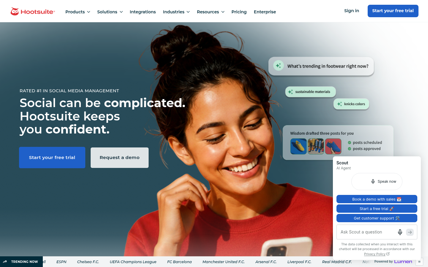 Homepage of the website, as captured