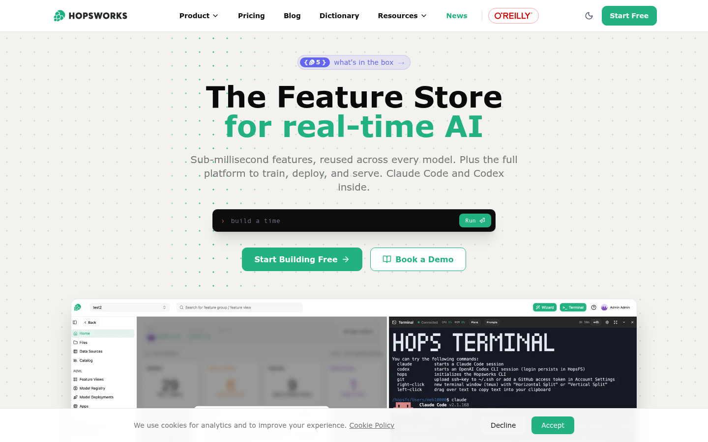 Homepage of the website, as captured