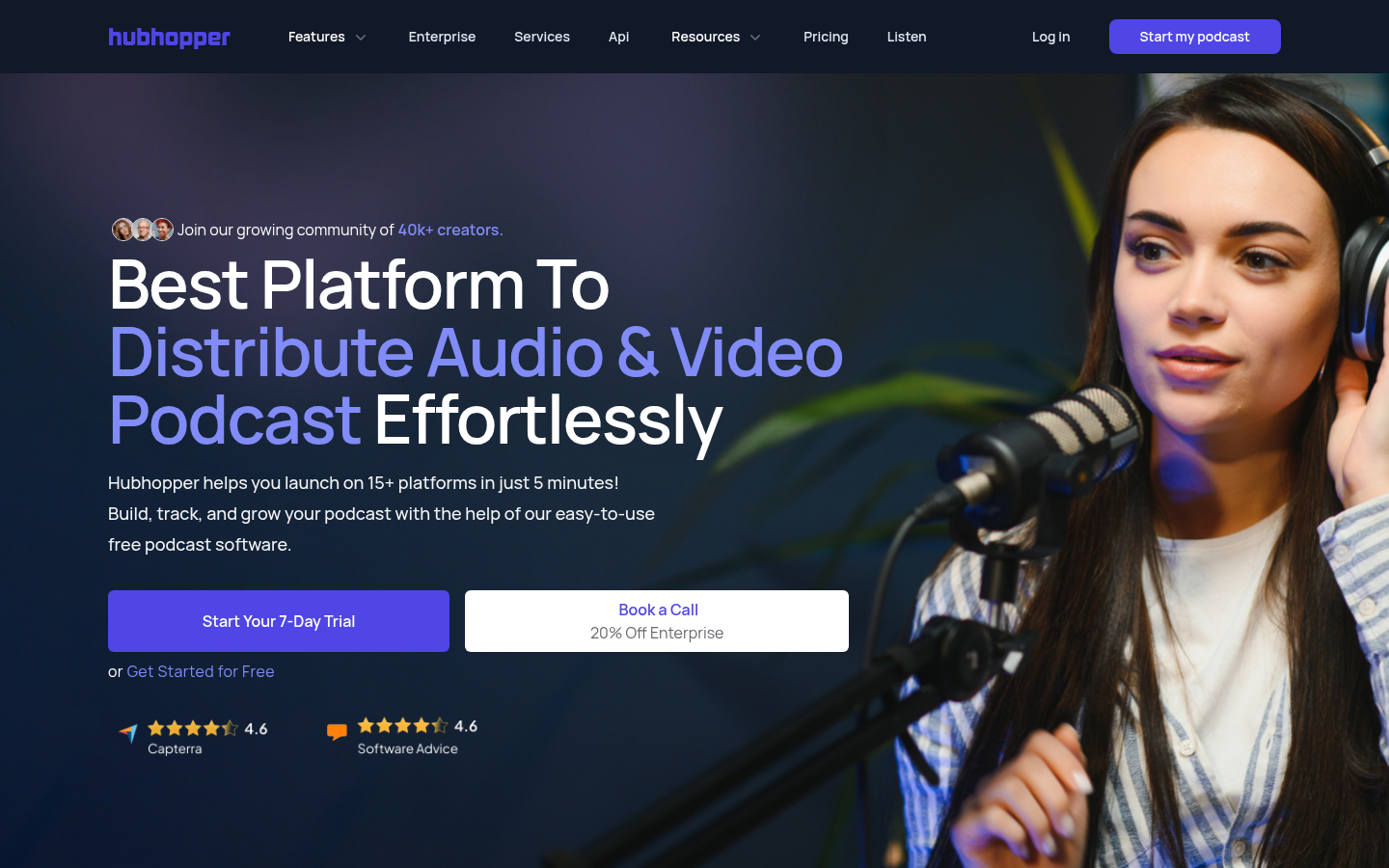 Homepage of the website, as captured