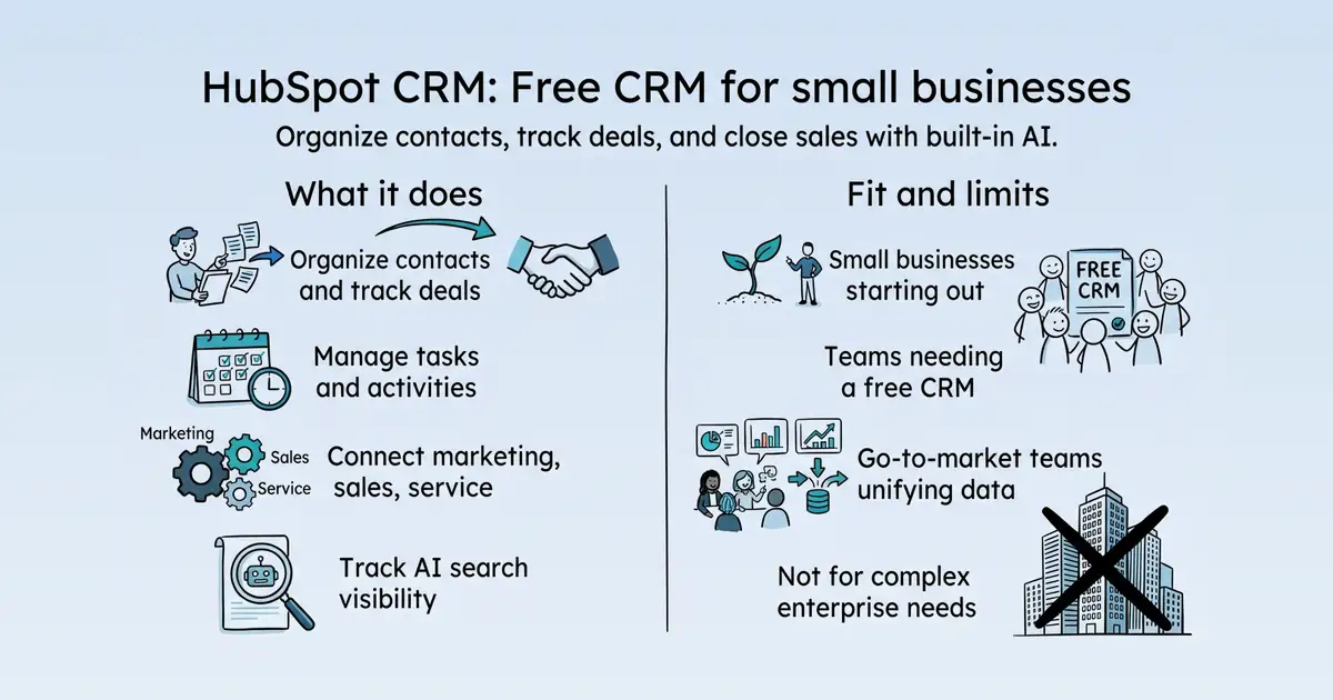 HubSpot CRM at a glance