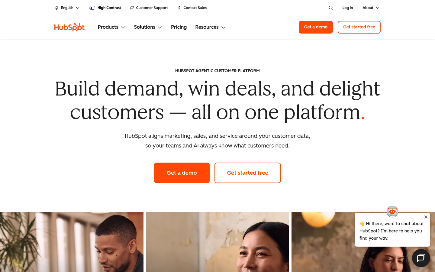 Homepage of the website, as captured