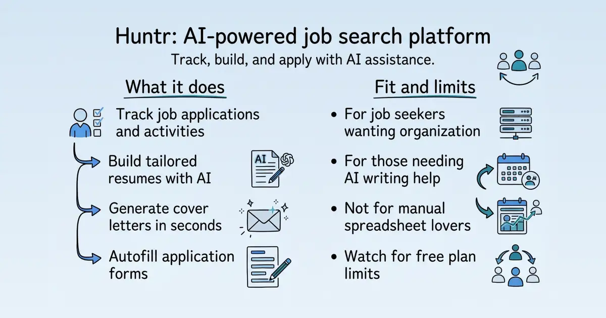 Huntr at a glance