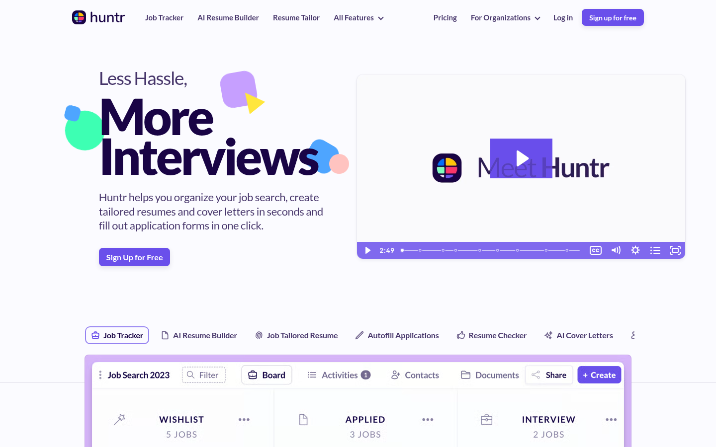 Homepage of the website, as captured