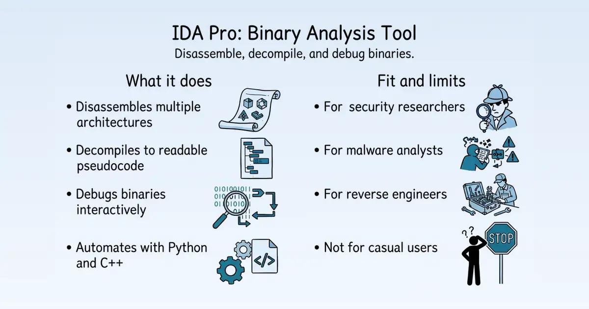 IDA Pro at a glance