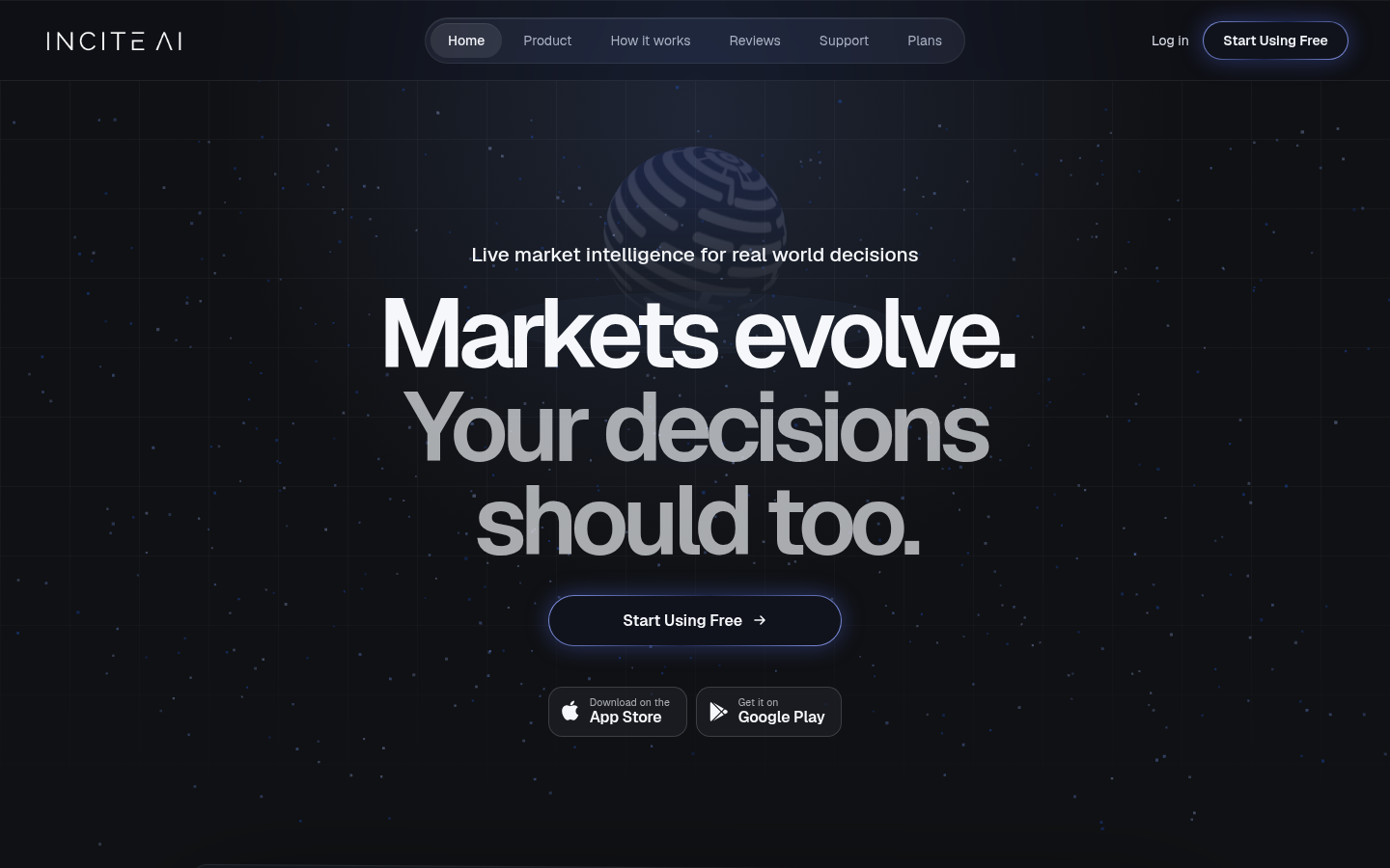 Homepage of the website, as captured