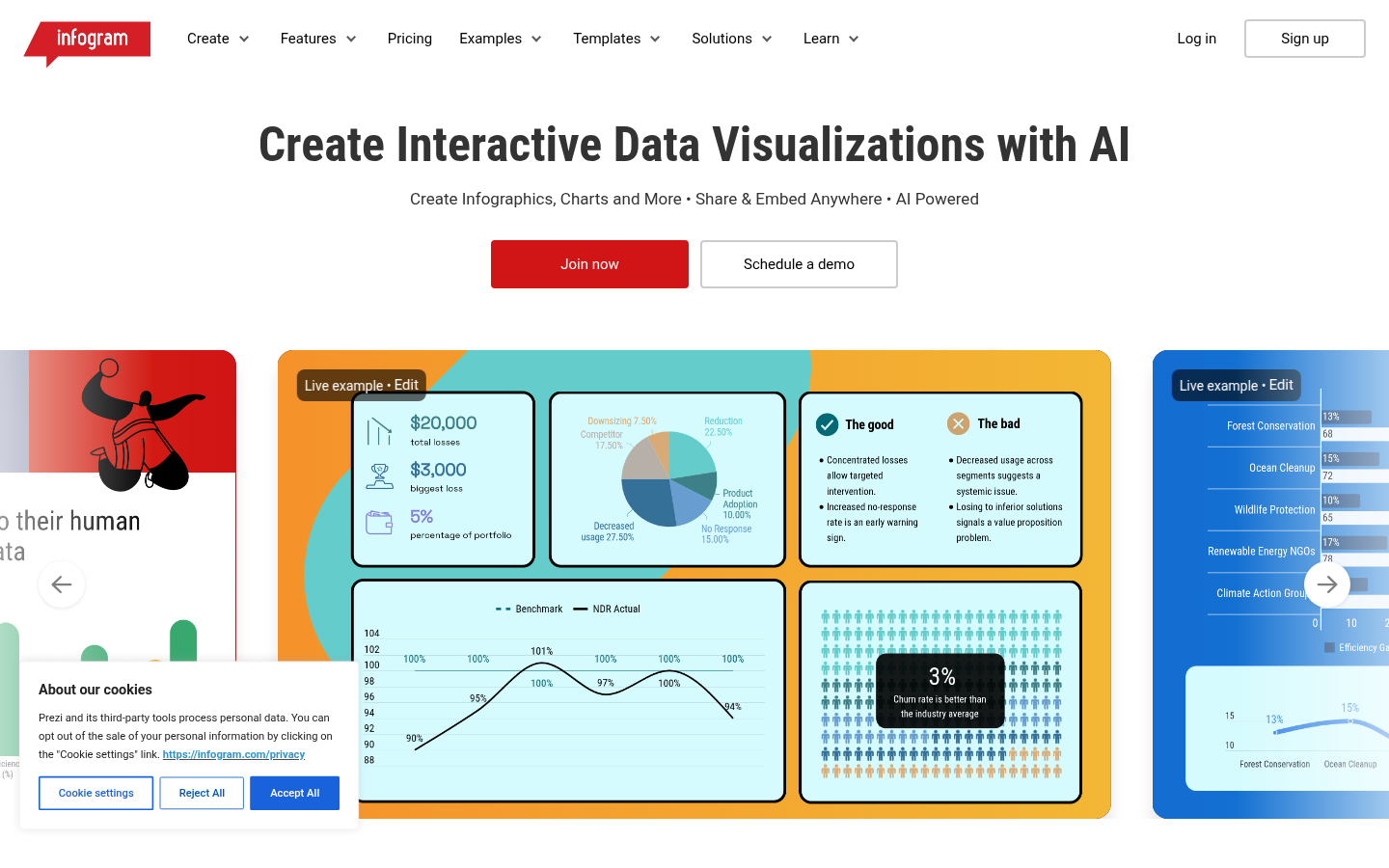 Homepage of the website, as captured