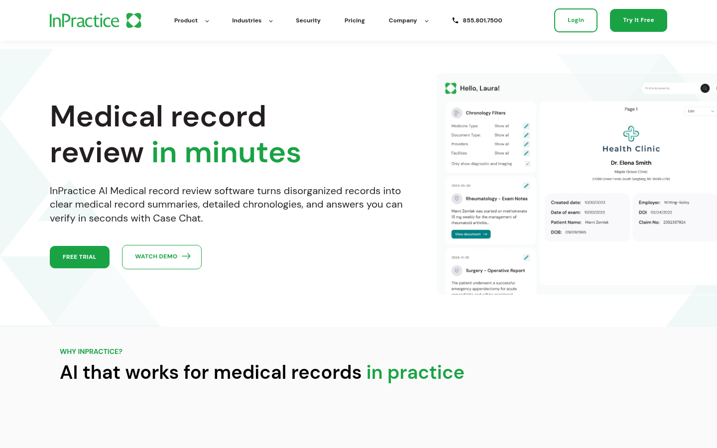 Homepage of the website, as captured