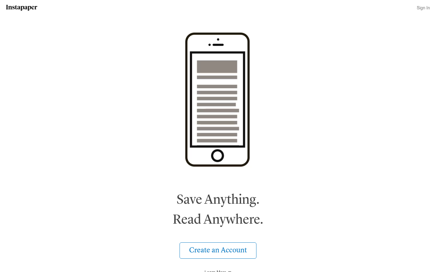 Homepage of the website, as captured