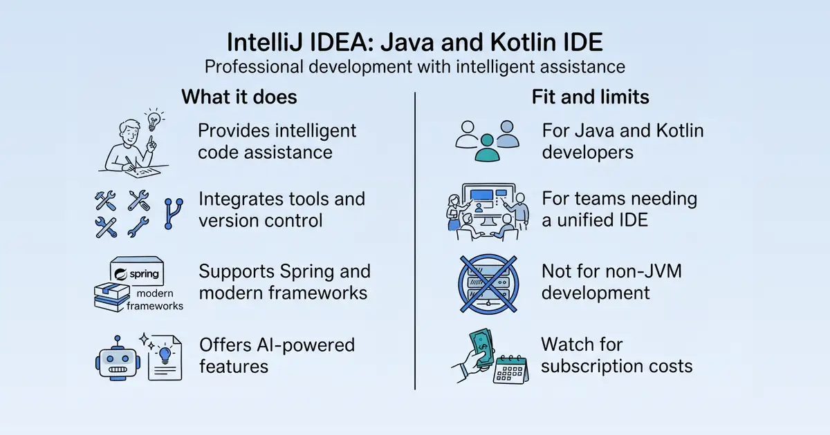 IntelliJ IDEA at a glance