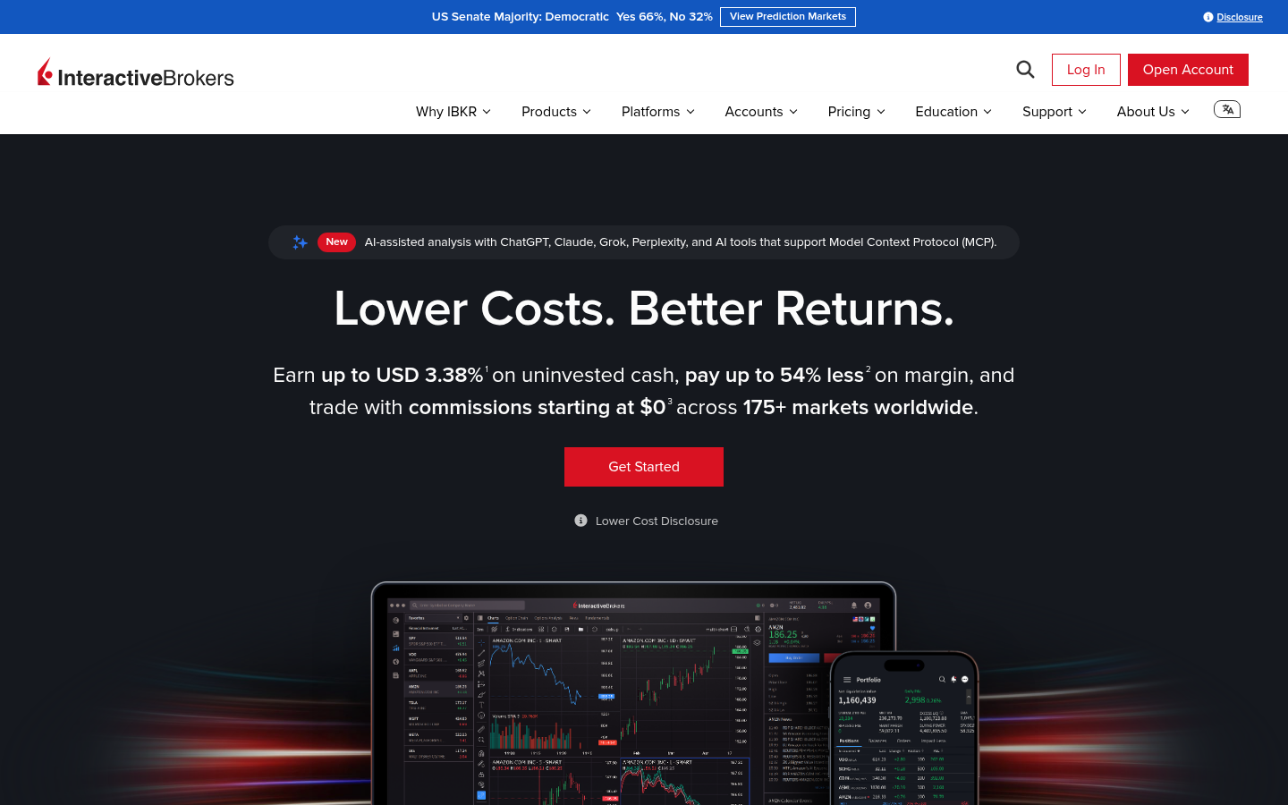 Homepage of the website, as captured