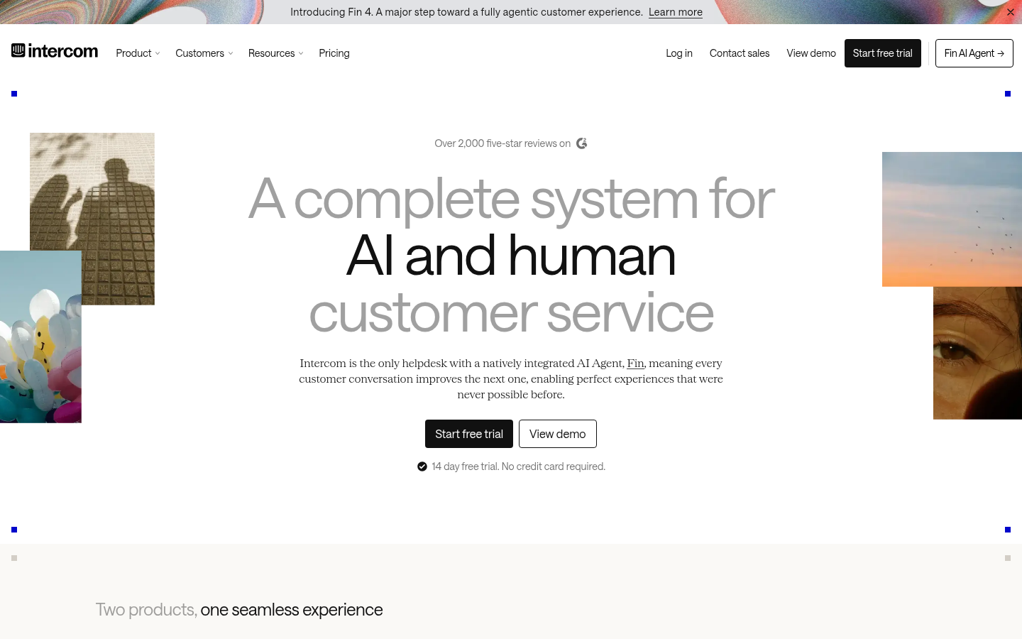 Homepage of the website, as captured