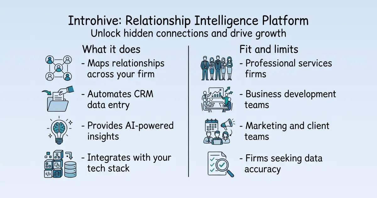 Introhive at a glance