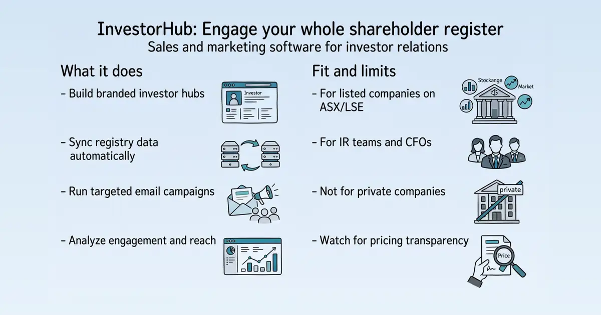 InvestorHub at a glance