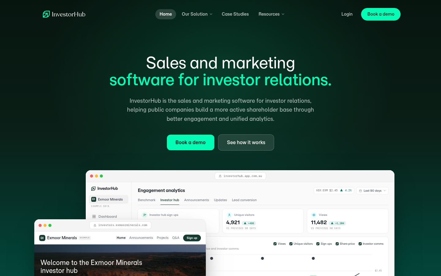 Homepage of the website, as captured