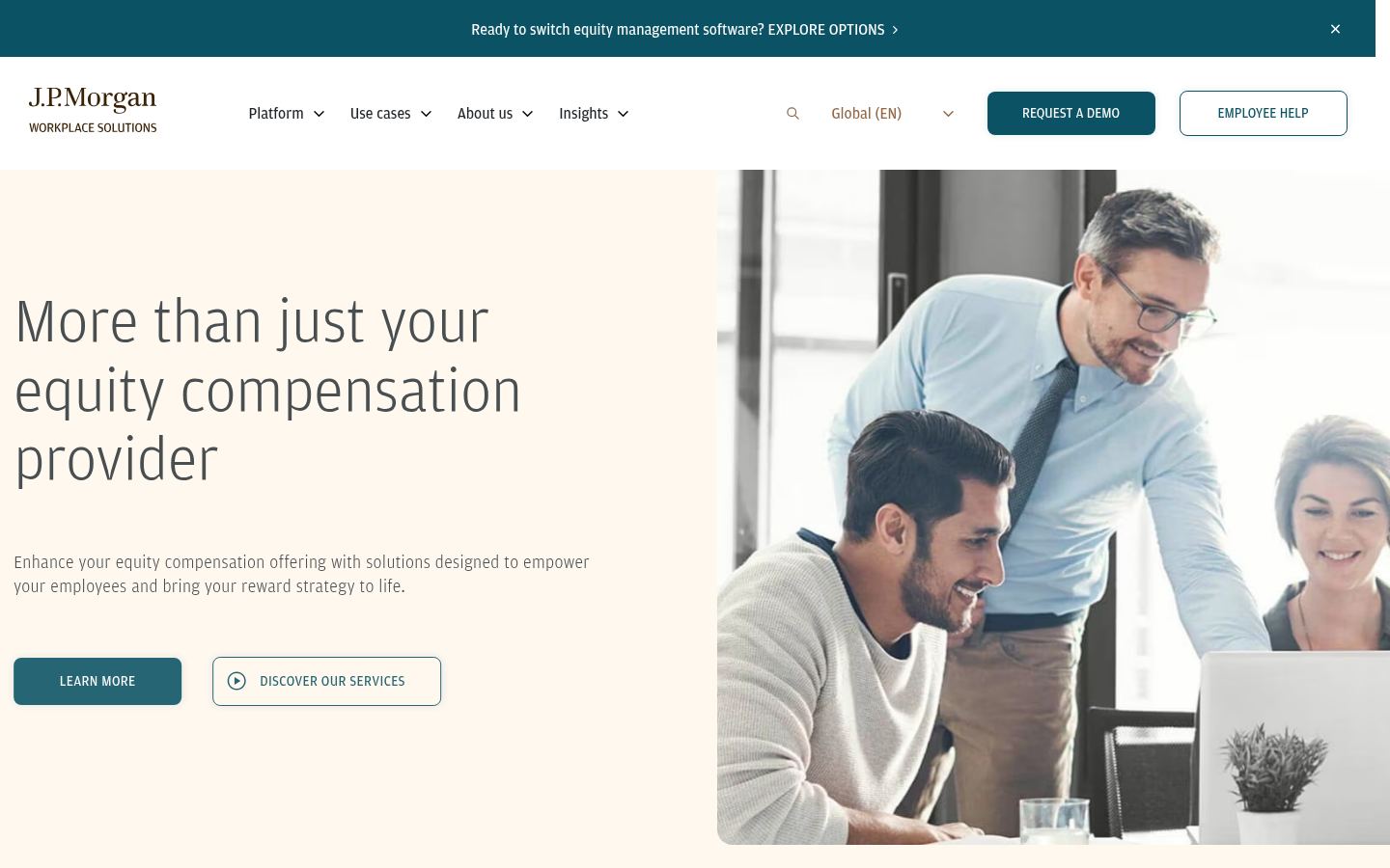 Homepage of the website, as captured