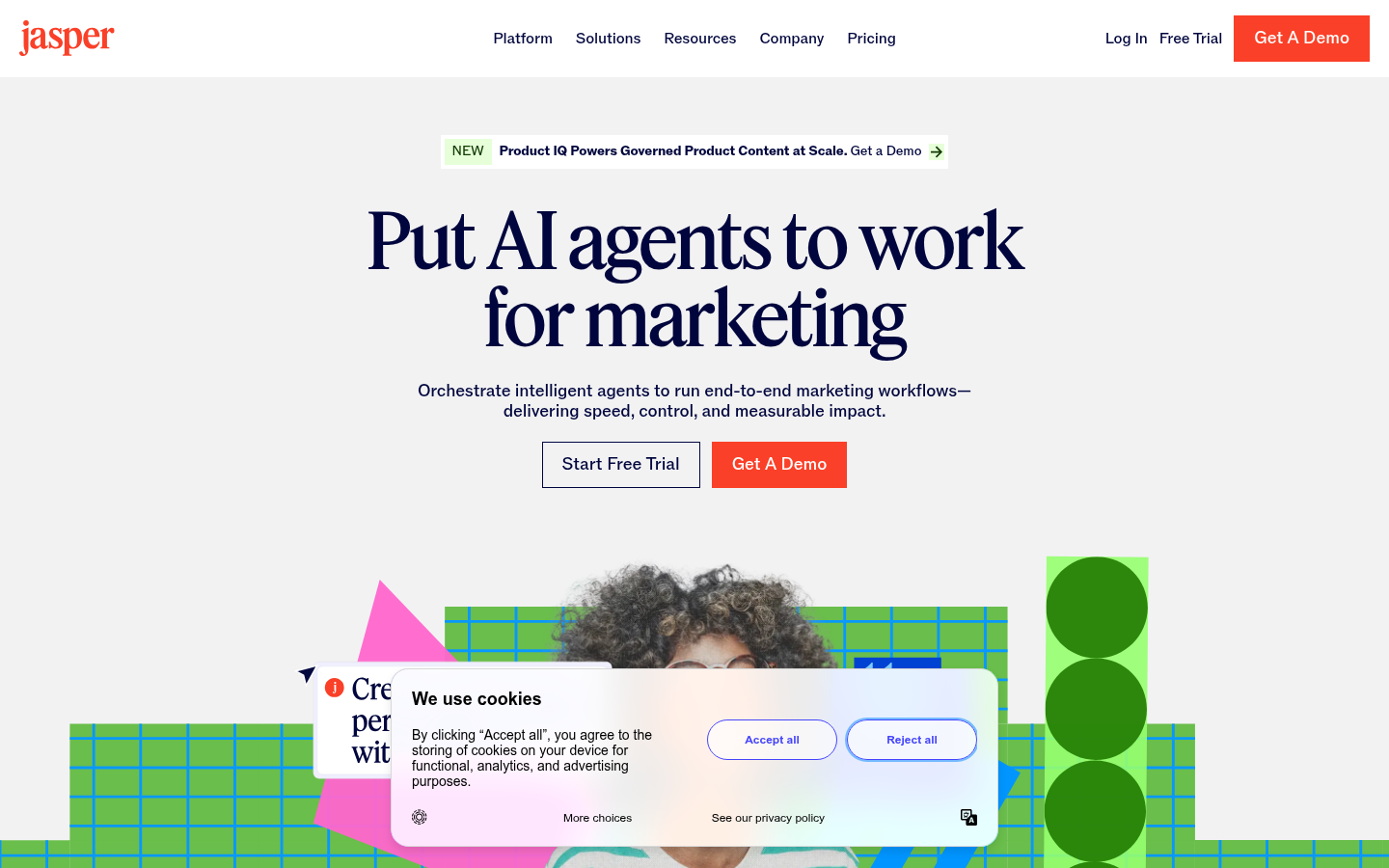 Homepage of the website, as captured