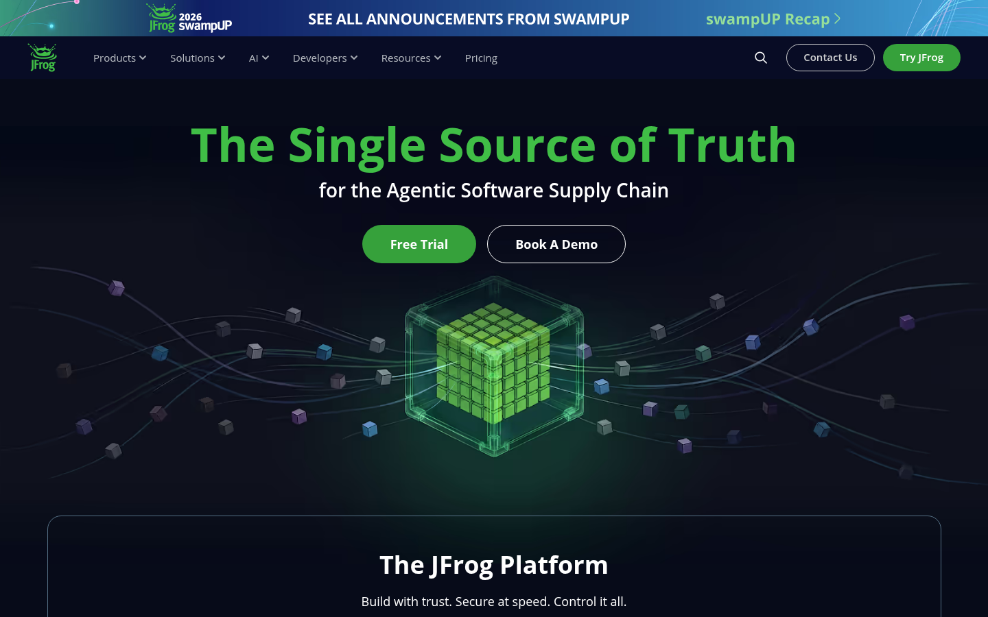 Homepage of the website, as captured