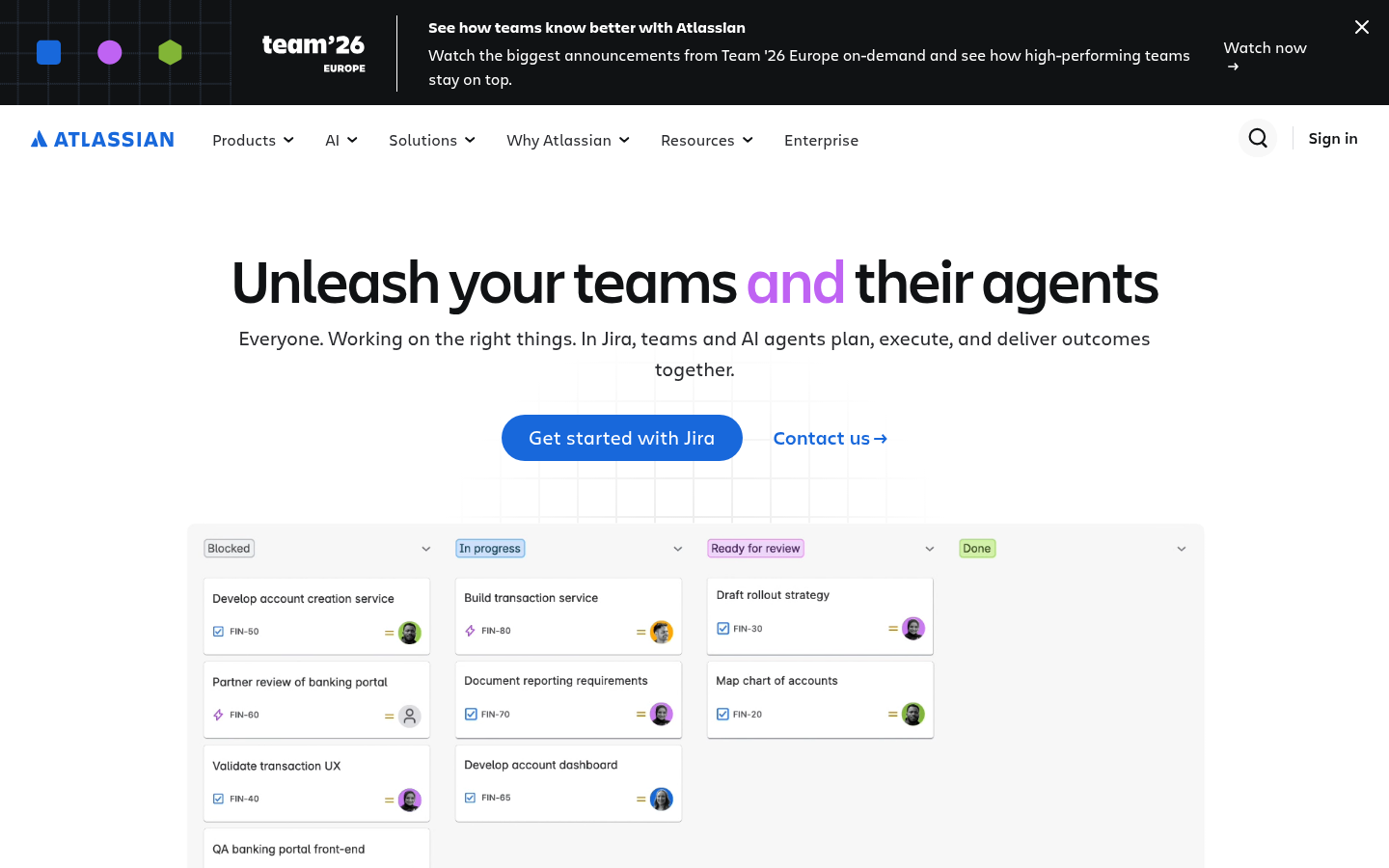 Homepage of the website, as captured