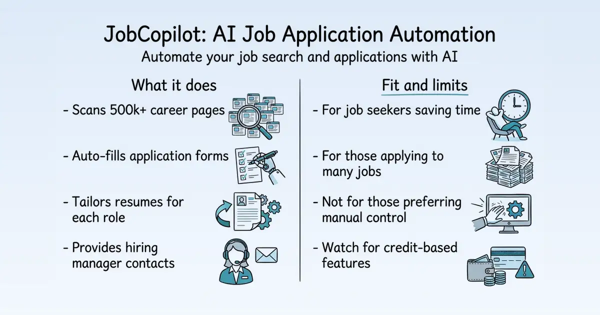 JobCopilot at a glance