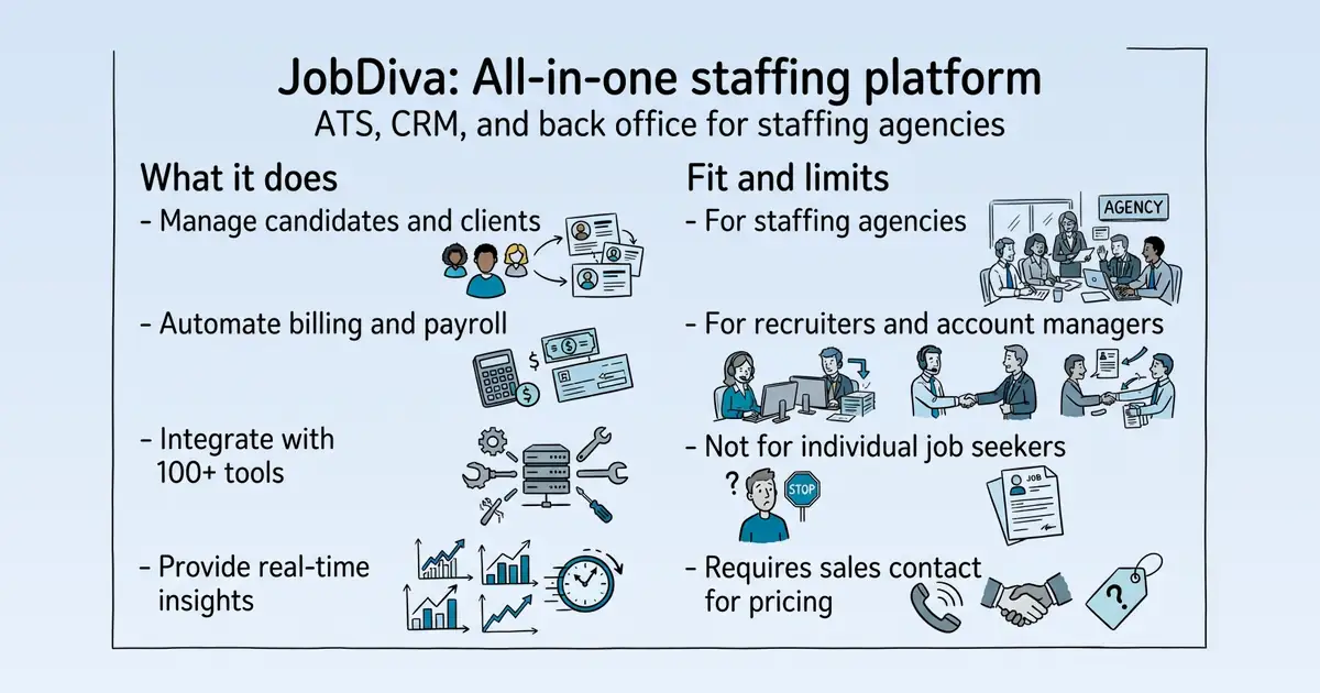 JobDiva at a glance