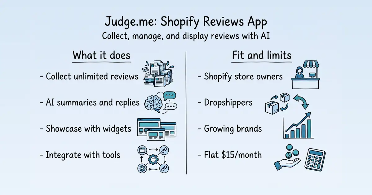 Judge.me at a glance