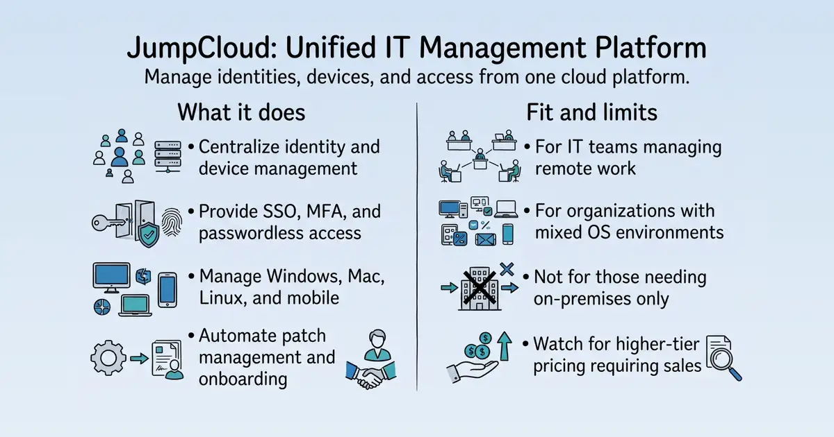 JumpCloud at a glance