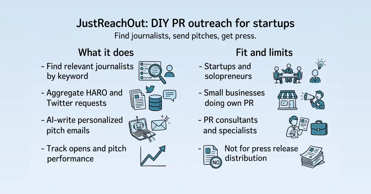 JustReachOut at a glance