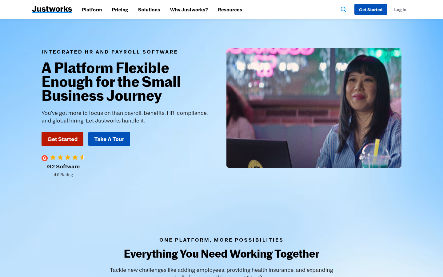 Homepage of the website, as captured