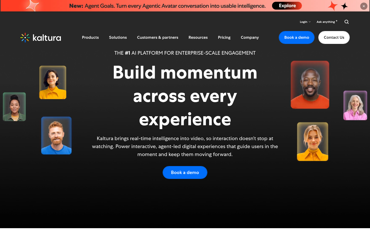 Homepage of the website, as captured