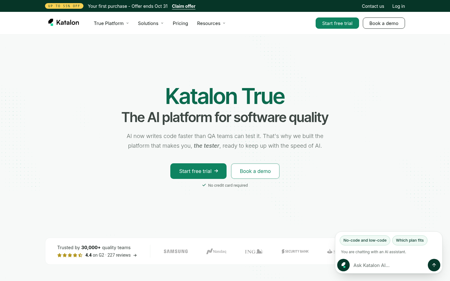 Homepage of the website, as captured