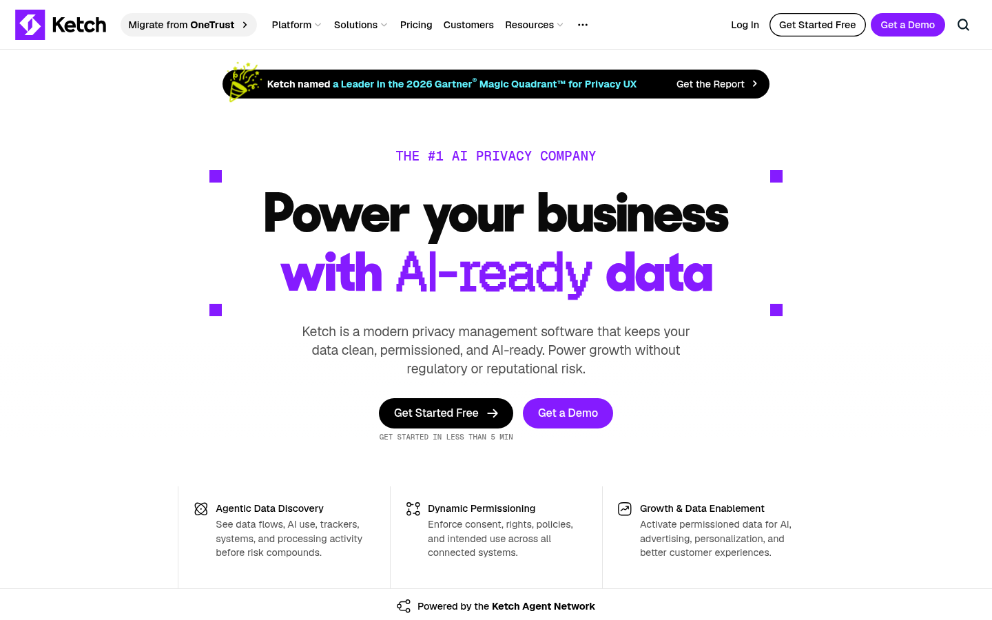 Homepage of the website, as captured