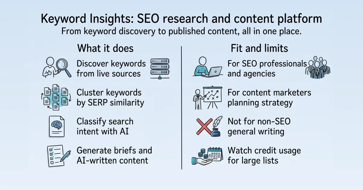 Keyword Insights at a glance