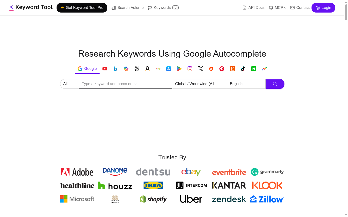 Homepage of the website, as captured